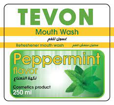 TEVON MOUTH WASH (PEPPERMINT) 250 ML