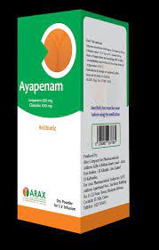 AYAPENAM 500/500MG VIAL FOR I.V. INF