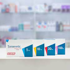 TORSERETIC 20MG/2ML 5 AMPS. I.V OR INF