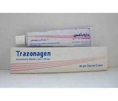 TRAZONAGEN 1% TOPICAL CREAM 20 GM