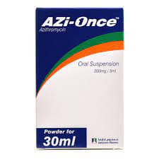 AZI-ONCE 200MG/5ML SUSP. 30ML