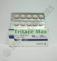 TRITACE MAX 10/25MG 10 TAB