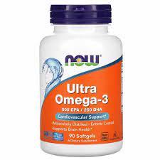 ULTRA OMEGA-3 - 90 SOFTGELS (NOW)