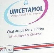 UNICETAMOL 100MG/ML ORAL DROPS 15 ML