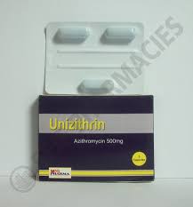 UNIZITHRIN 500MG 3 CAPS