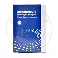 UNIZITHROCURE 200MG/5ML PD. FOR ORAL SUSP. 15ML