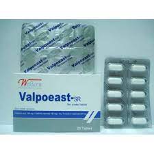 VALPOEAST-SR  500MG 20 TAB