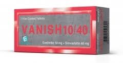 VANISH 10/40MG 7 F.C. TABS