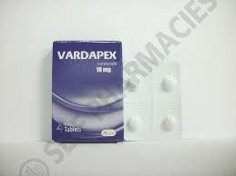 VARDAPEX 10 MG 4 F.C. TABS