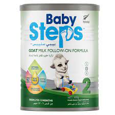 BABY STEPS GOAT MILK FOLLOW ON FORMULA STAGE 2 - 300 GM