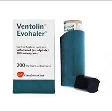 VENTOLIN EVOHALER 100MCG/ACTUATION INHALER