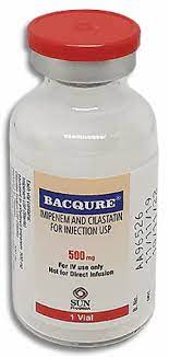 BACQURE 500/500MG PWD. FOR I.V. INF. VIAL