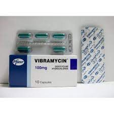 VIBRAMYCIN 100MG 10 CAPS