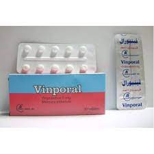 VINPORAL 5 MG 20 TAB