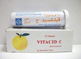 VITACID C 1 GM 12 EFF. TAB