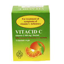 VITACID C 500MG  12 EFF. GRAN. IN SACHETS