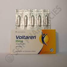 VOLTAREN 25MG 5 SUPP