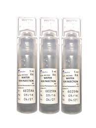 WATER FOR INJECTION (5ML) 50 AMP