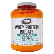 WHEY PROTEIN ISOLATE POWDER 2268 GM (5 LBS) (NOW)