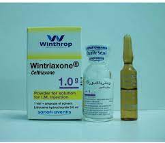 WINTRIAXONE 1 GM PD. FOR I.M INJ