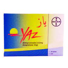 YAZ 0.02/3MG 28 TABS