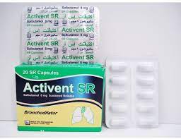 ACTIVENT 8MG SR 20 CAP