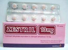 ZESTRIL 10 MG 10 TABS