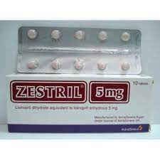 ZESTRIL 5 MG 10 TABS