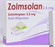 ZOLMSOLAN 2.5 MG 6 ORODISPERSIBLE FILMS