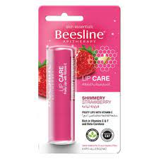 BEESLINE LIP CARE SHIMMERY STRAWBERRY 4.5 GM