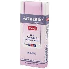 ACTOZONE 45MG 10 TAB