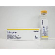 ACTRAPID HM 100 I.U./ML 10 ML VIAL