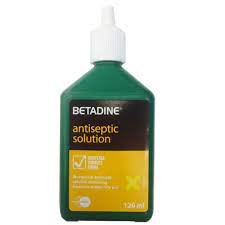 BETADINE ANTISEPTIC SOLN. 10% 120 ML