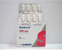 BIODROXIL 500MG 8 CAPS