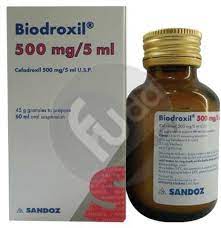 BIODROXIL 500MG/5ML SUSP. 60ML