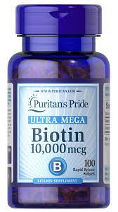 BIOTIN 10.000 MCG 100 SOFTGELS (PURITANS PRIDE)