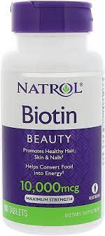 BIOTIN 10.000 MCG 100 TABS. (NATROL)