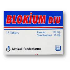 BLOKIUM DIU 100/25MG 15 TAB