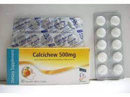 CALCICHEW 500 MG 20 CHEW. TABS