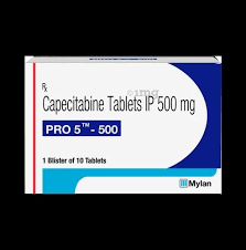 CAPECITABINE-MYLAN 500 MG 120 TABS