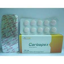 CARBAPEX 100 MG 30 CHEWABLE TABS