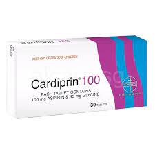 CARDIPRIN 100MG 30 ENTERIC COATED TAB