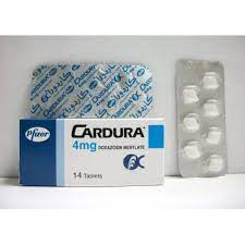 CARDURA 4 MG 14 TABS