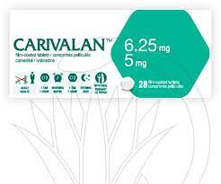 CARIVALAN 6.25/5MG 28 F.C. TABS