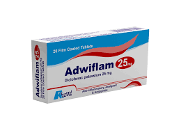 ADWIFLAM 25 MG 20 F.C.TAB