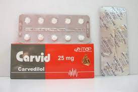 CARVID 25MG 20 TAB