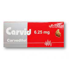 CARVID 6.25MG 20 TAB