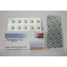 CARVIPRESS 12.5MG 20 TAB