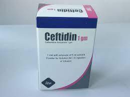 CEFTIDIN 1 GM VIAL FOR IM./IV. INJ. OR INF