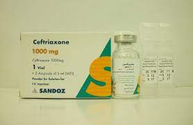 CEFTRIAXONE SANDOZ 1 GM I V VIAL 